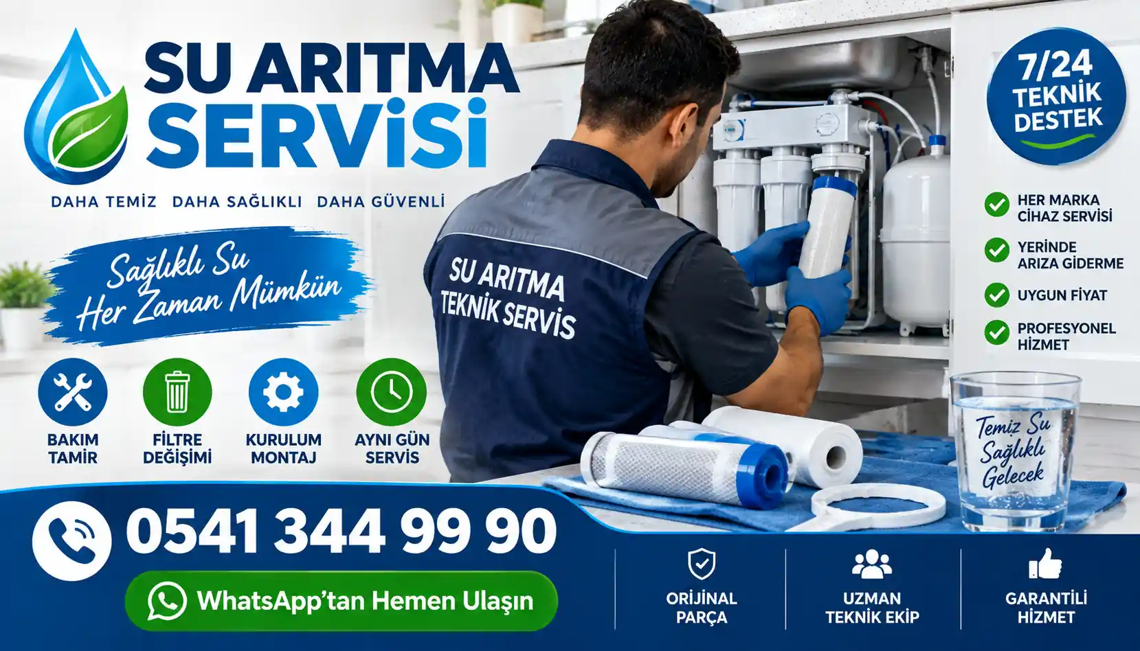 Başiskele Kazandere Mahallesi Su Arıtma Servisi